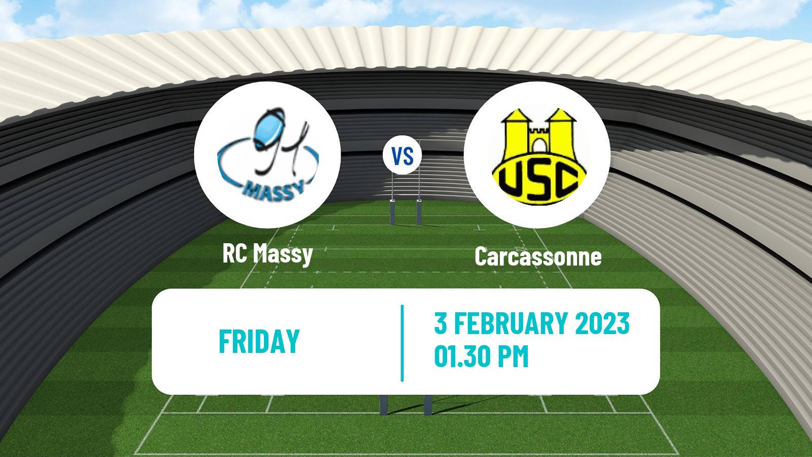 Rugby union French Pro D2 Massy - Carcassonne