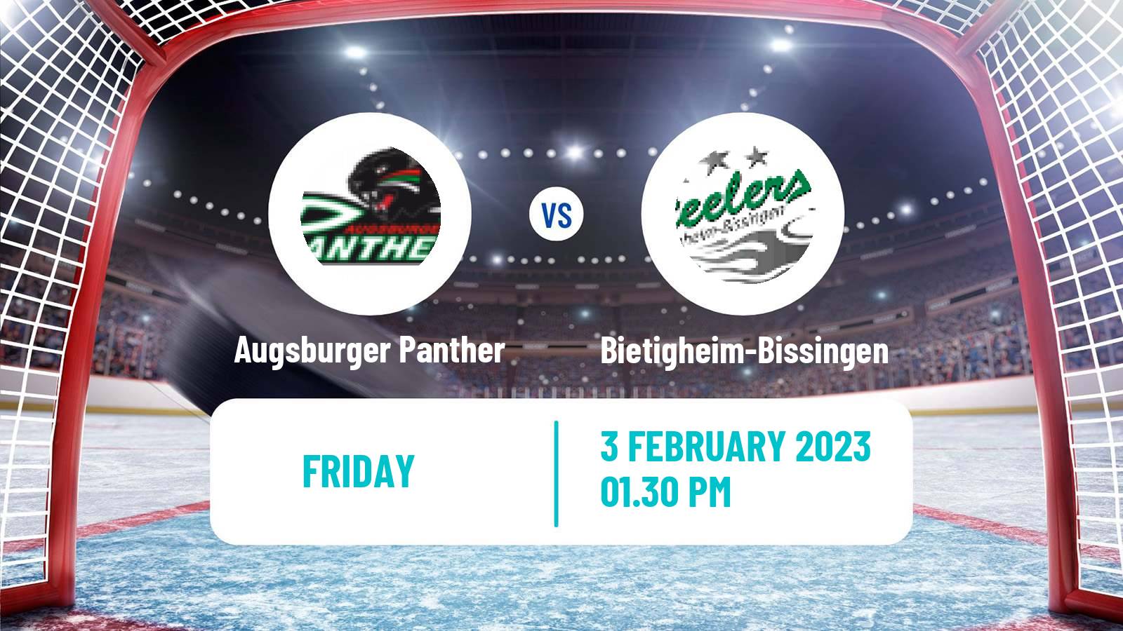 Hockey German Ice Hockey League Augsburger Panther - Bietigheim-Bissingen