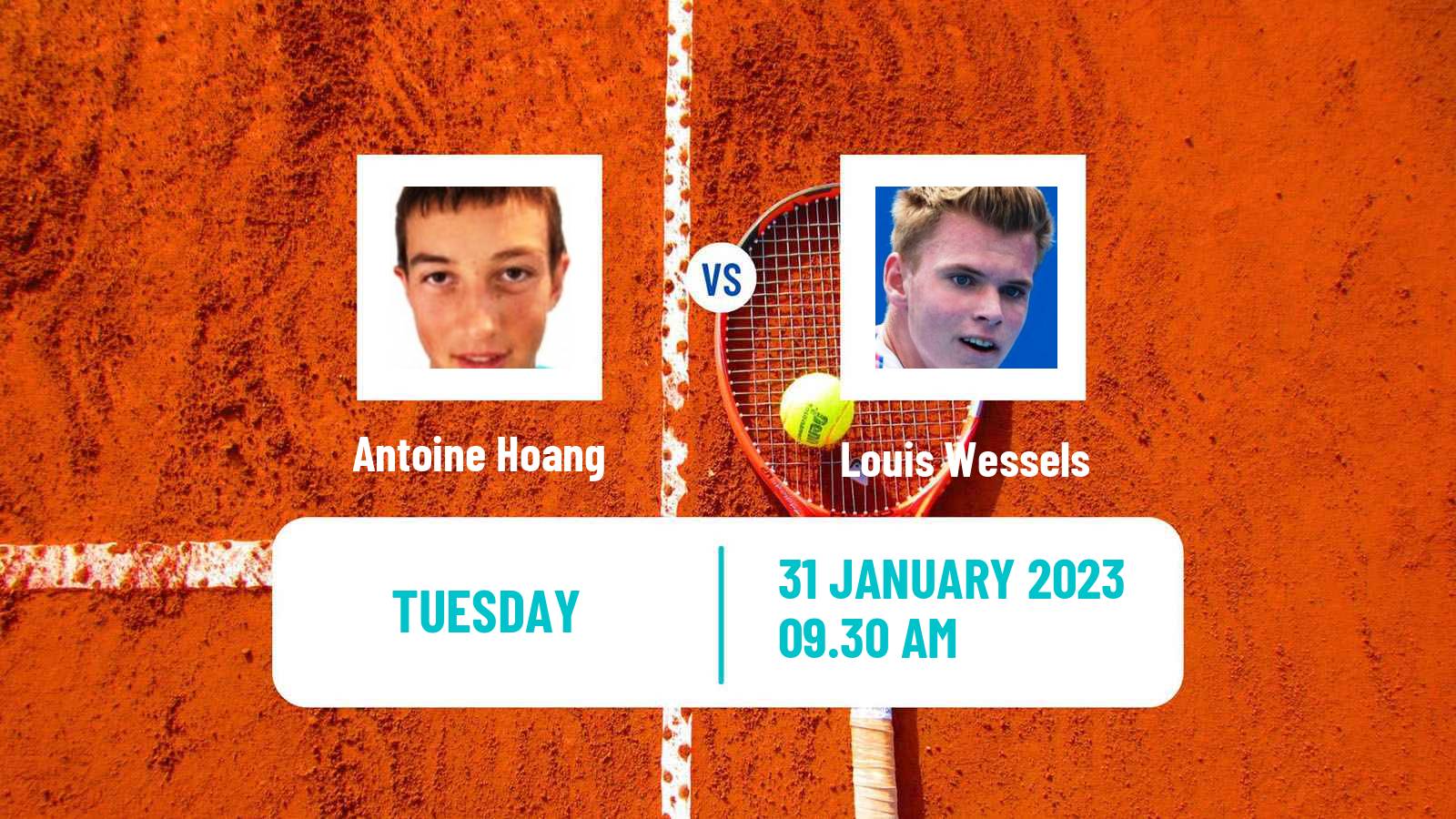 Tennis ATP Challenger Antoine Hoang - Louis Wessels