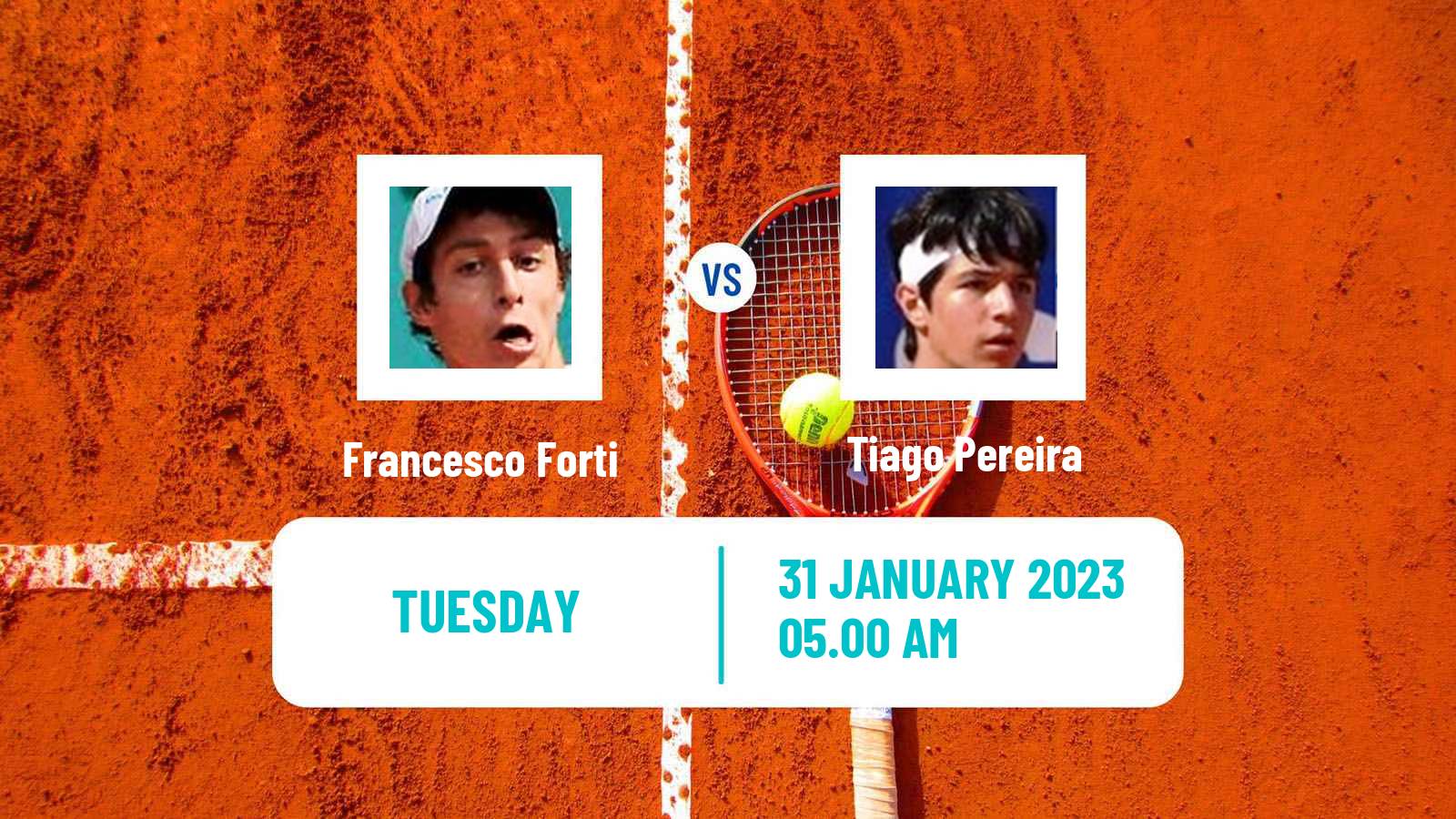 Tennis ITF Tournaments Francesco Forti - Tiago Pereira