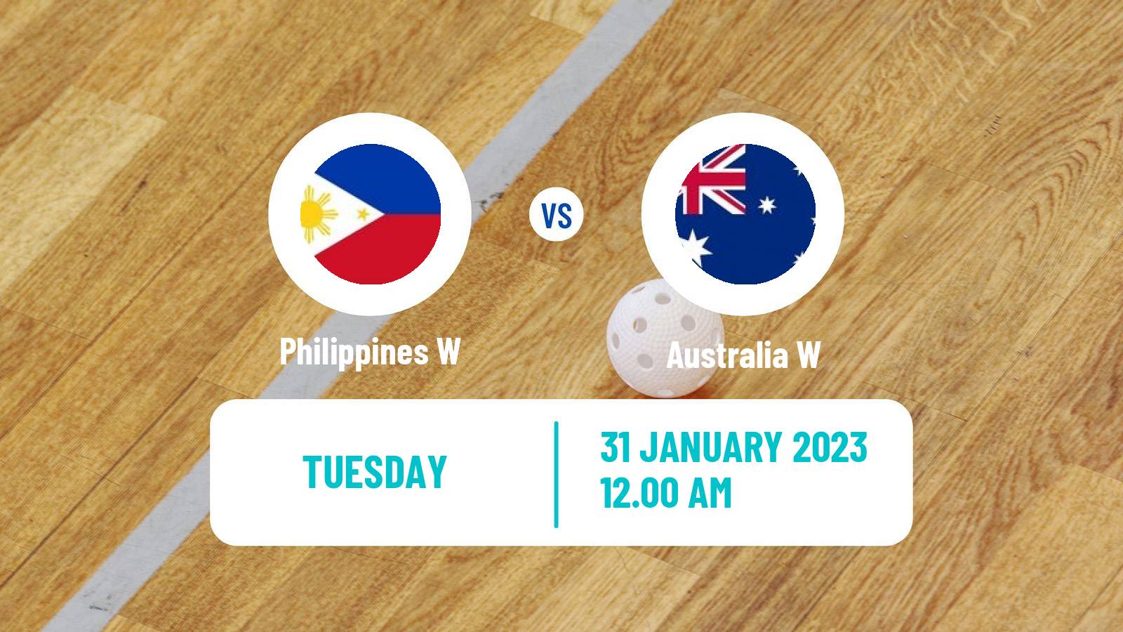 Floorball World Championship Floorball Women Philippines W - Australia W