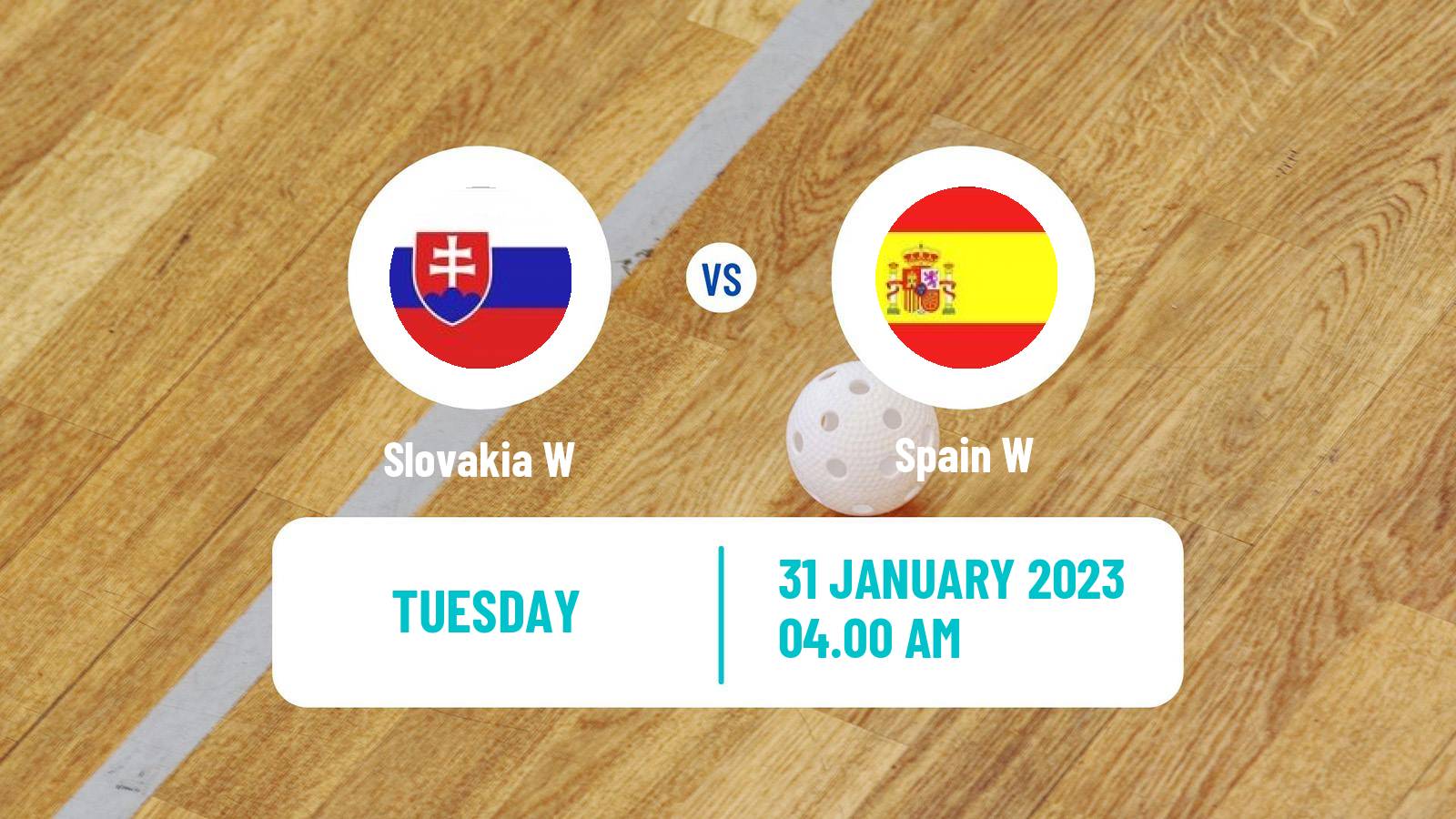 Floorball World Championship Floorball Women Slovakia W - Spain W