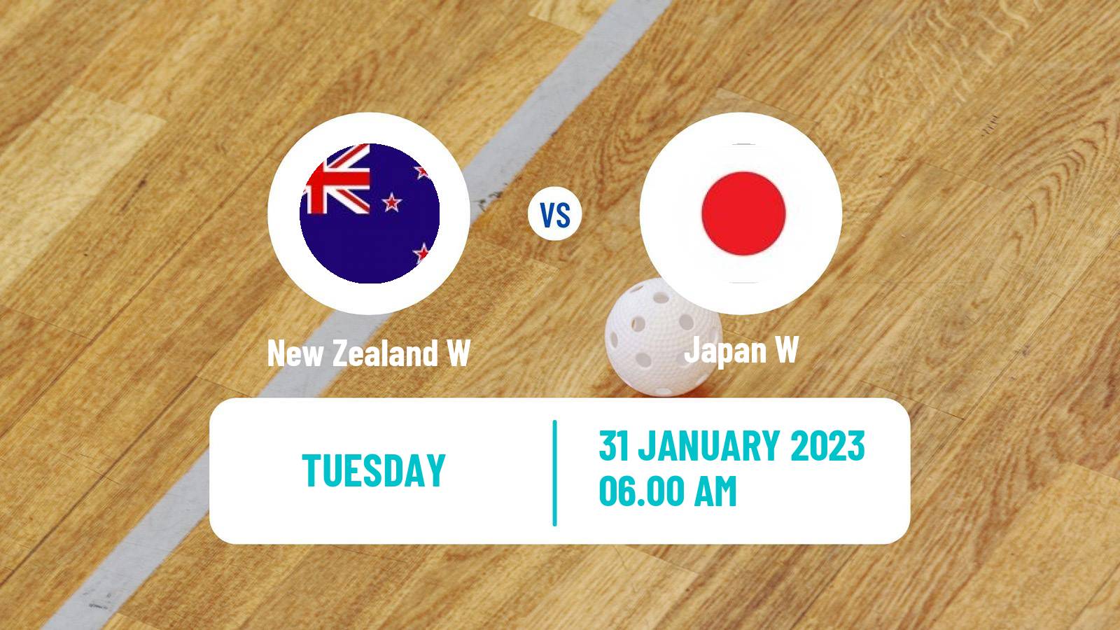 Floorball World Championship Floorball Women New Zealand W - Japan W