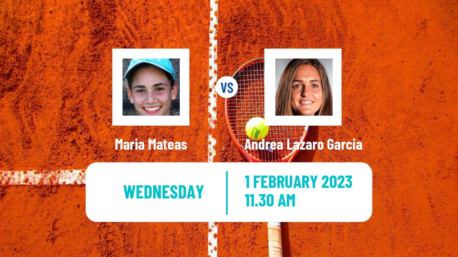 Tennis ITF Tournaments Maria Mateas - Andrea Lazaro Garcia