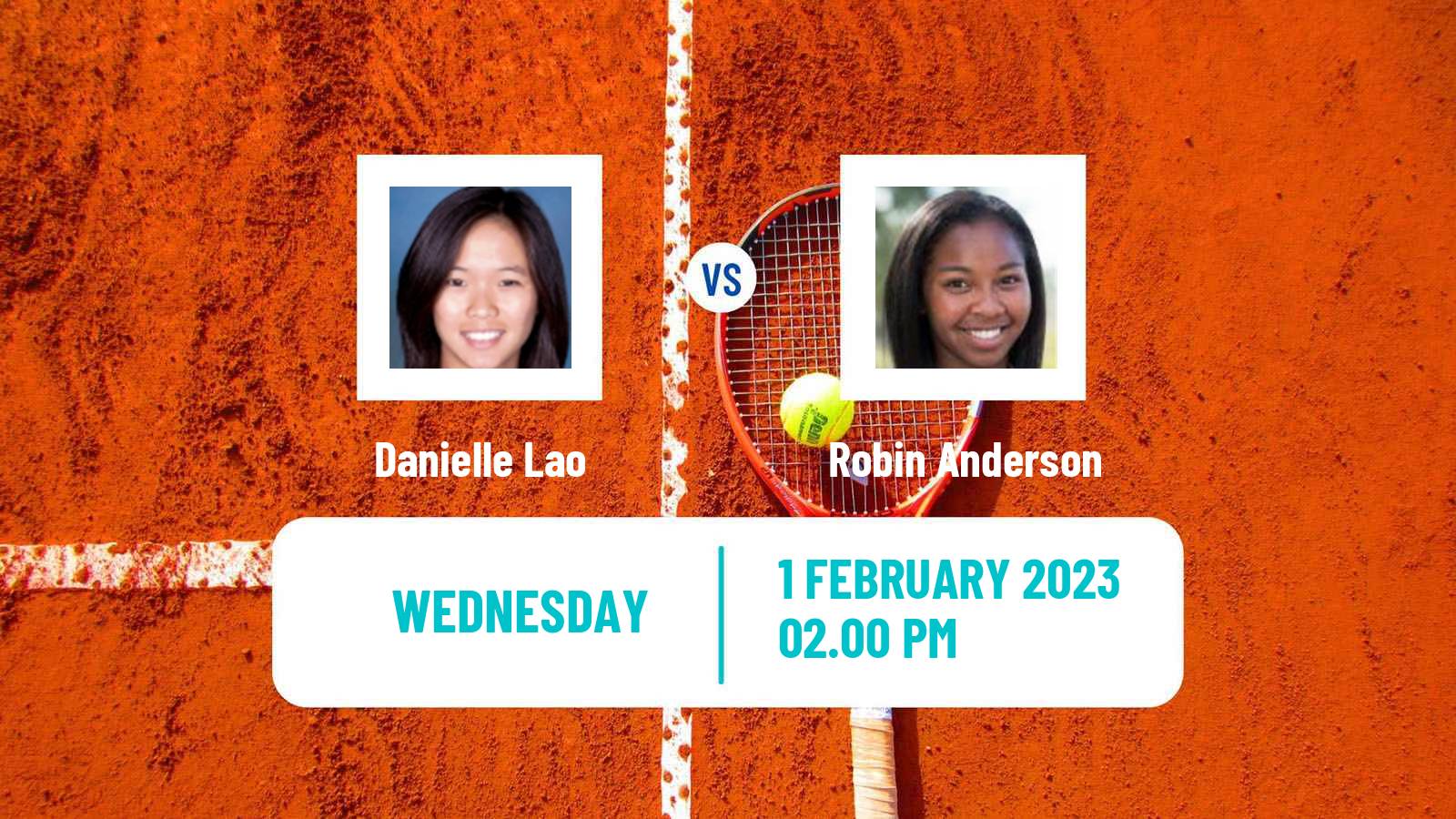 Tennis ITF Tournaments Danielle Lao - Robin Anderson