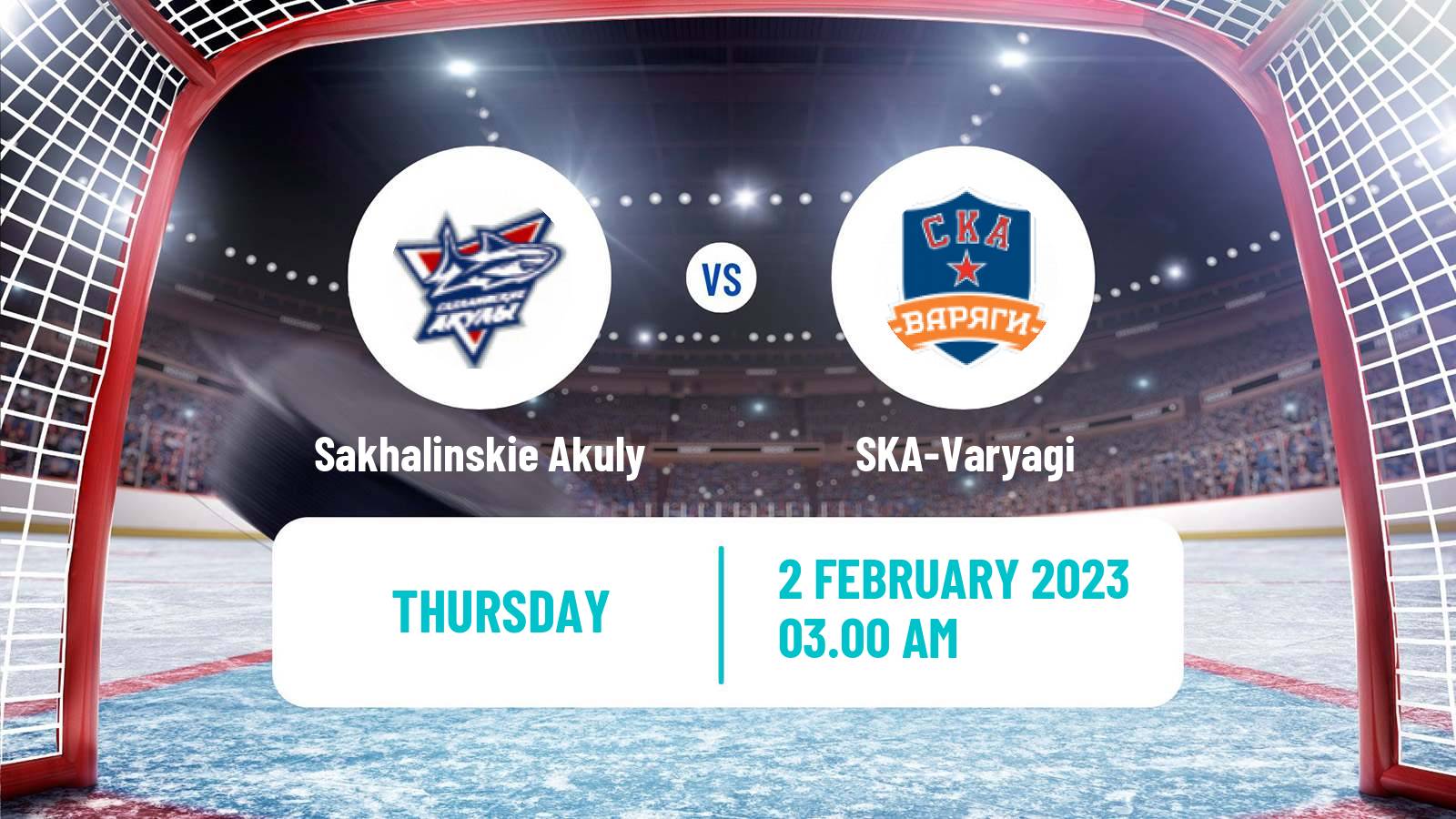 Hockey MHL Sakhalinskie Akuly - SKA-Varyagi