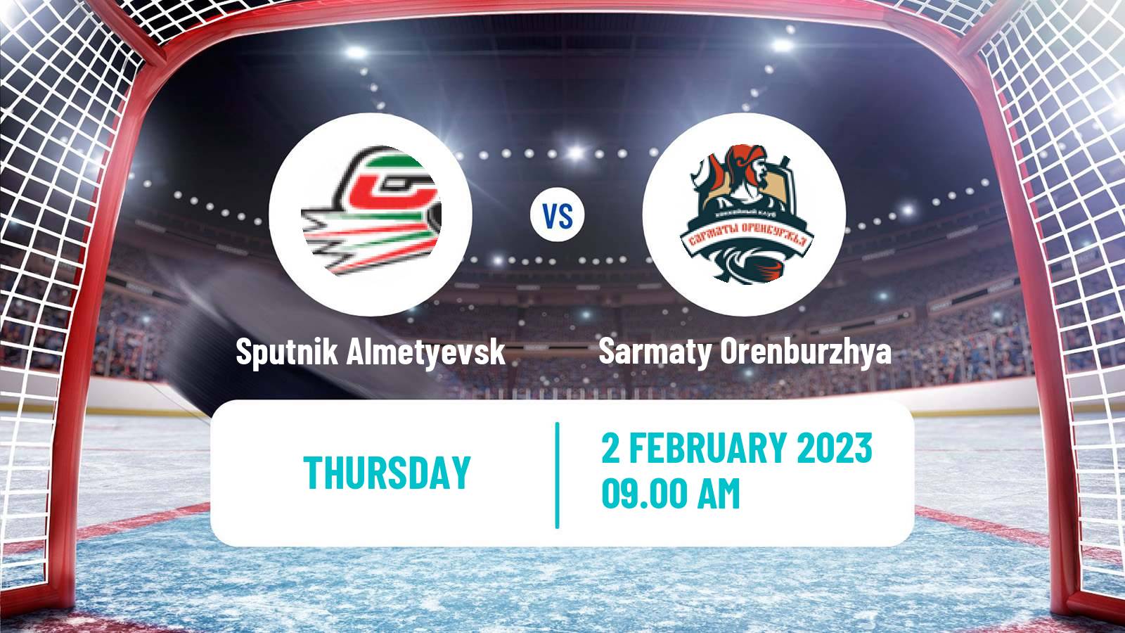 Hockey MHL Sputnik Almetyevsk - Sarmaty Orenburzhya