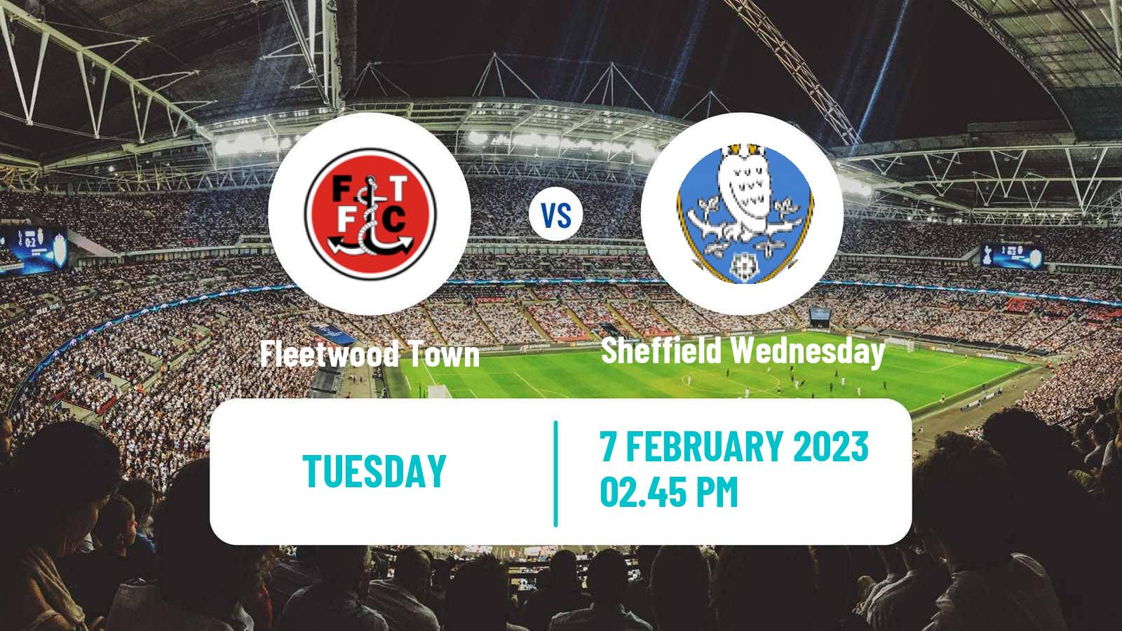 Soccer English FA Cup Fleetwood Town - Sheffield Wednesday