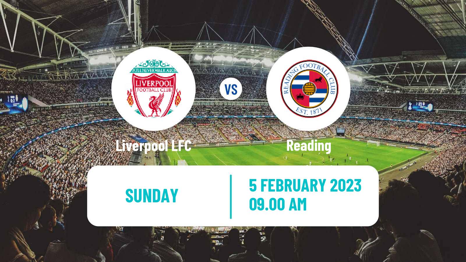 Soccer English WSL Liverpool LFC - Reading