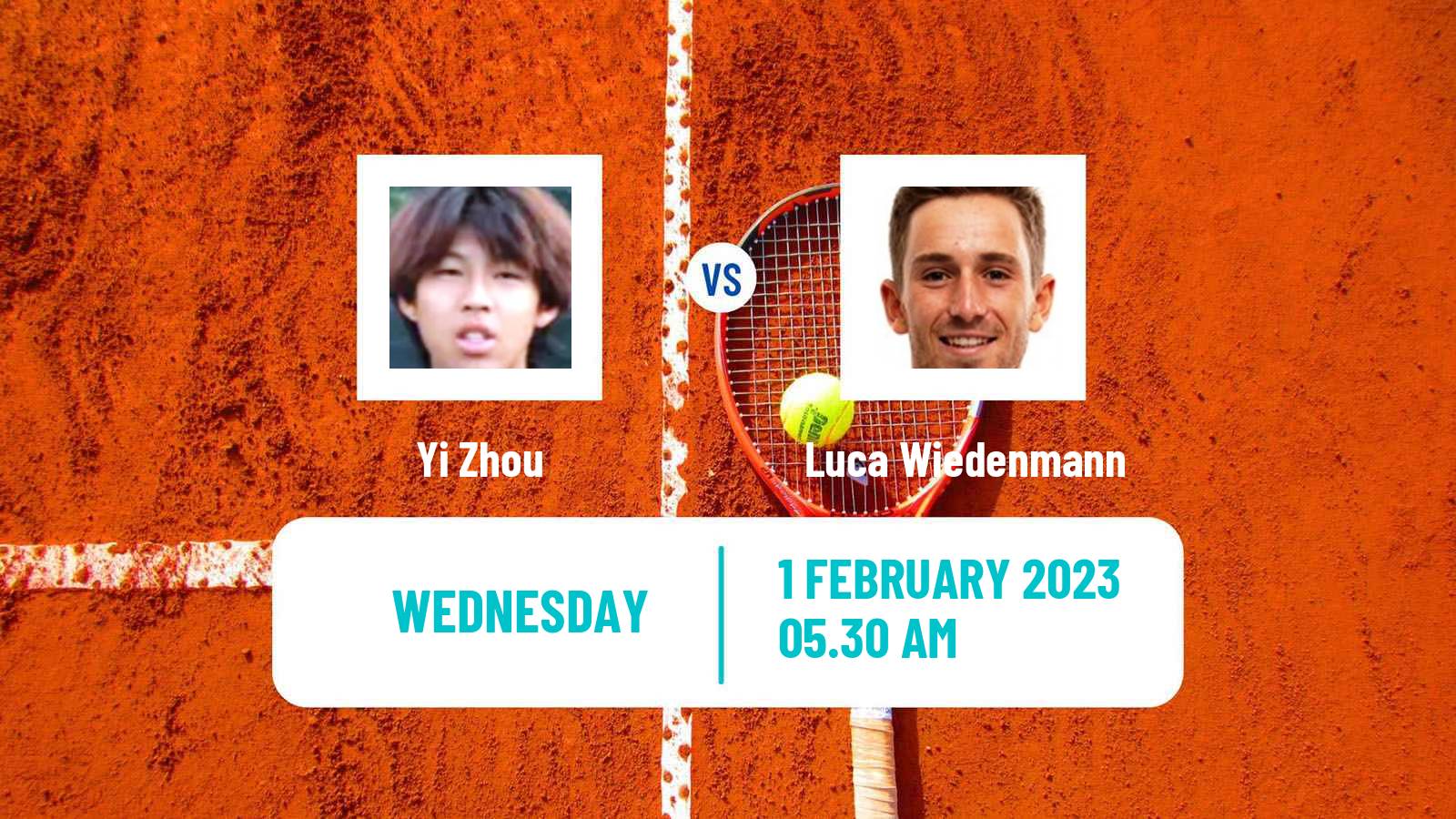 Tennis ITF Tournaments Yi Zhou - Luca Wiedenmann