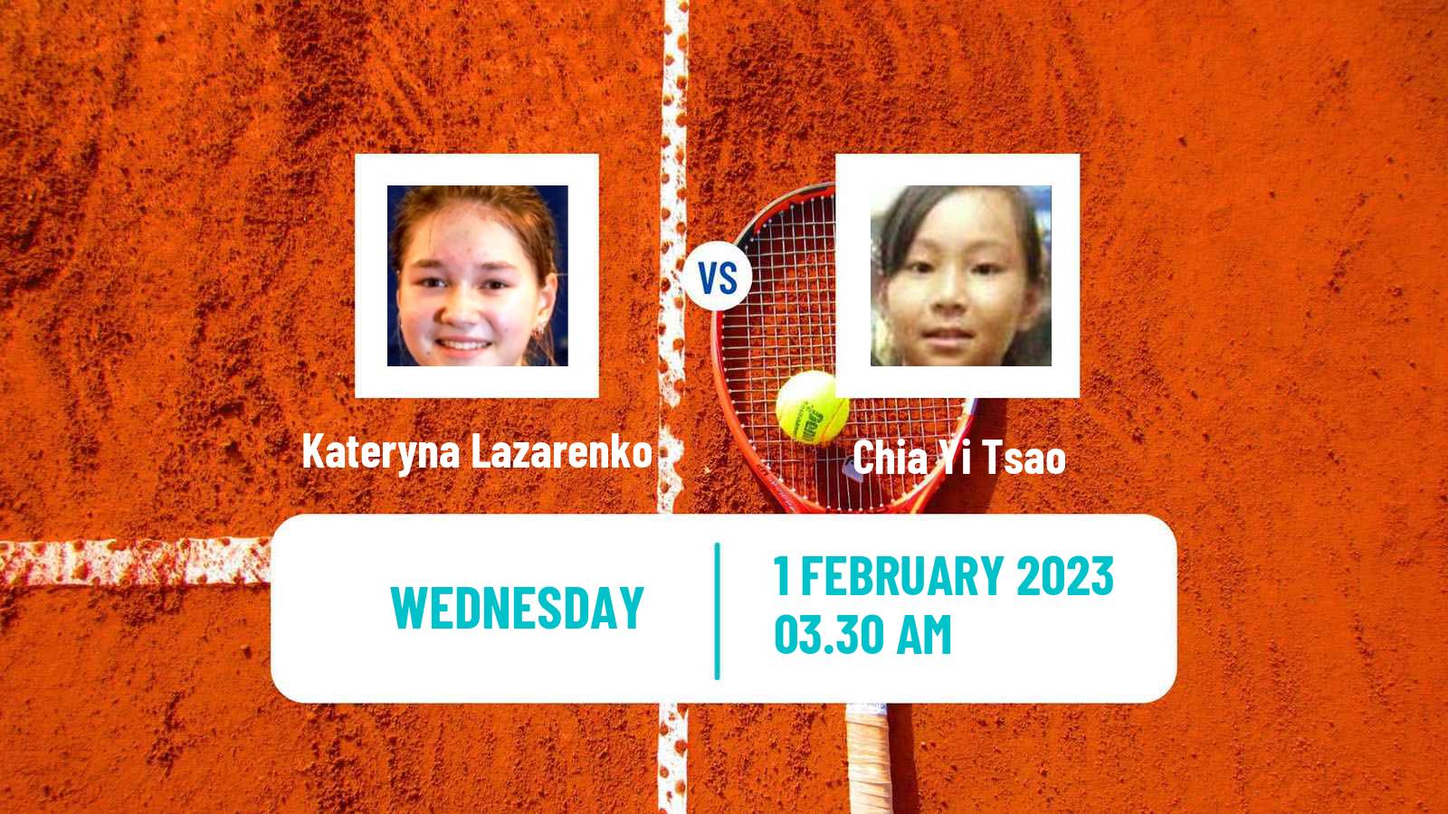 Tennis ITF Tournaments Kateryna Lazarenko - Chia Yi Tsao