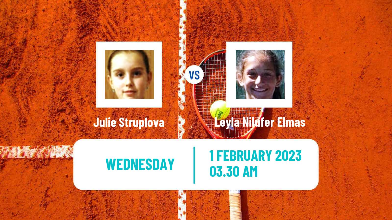 Tennis ITF Tournaments Julie Struplova - Leyla Nilufer Elmas