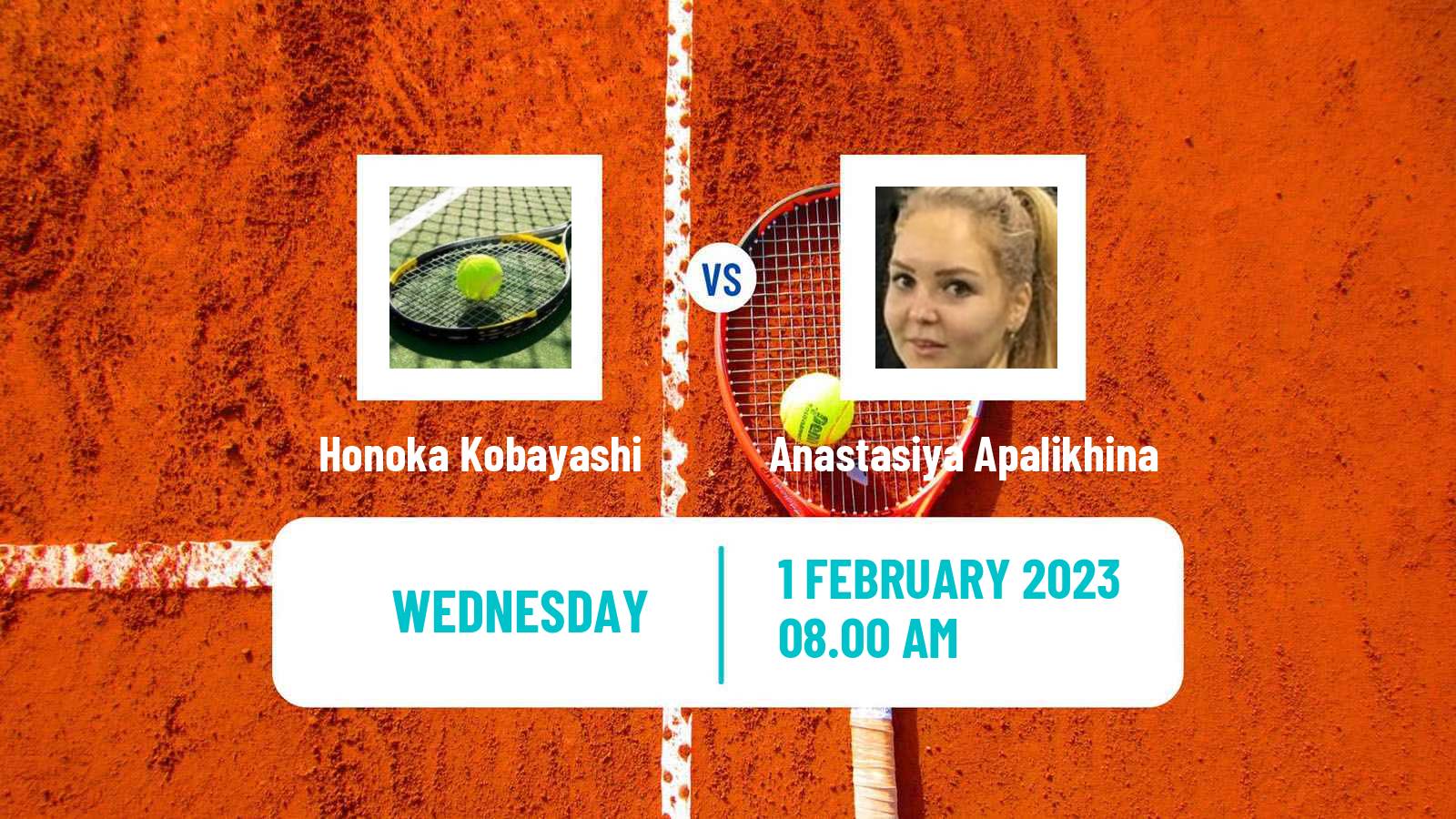 Tennis ITF Tournaments Honoka Kobayashi - Anastasiya Apalikhina