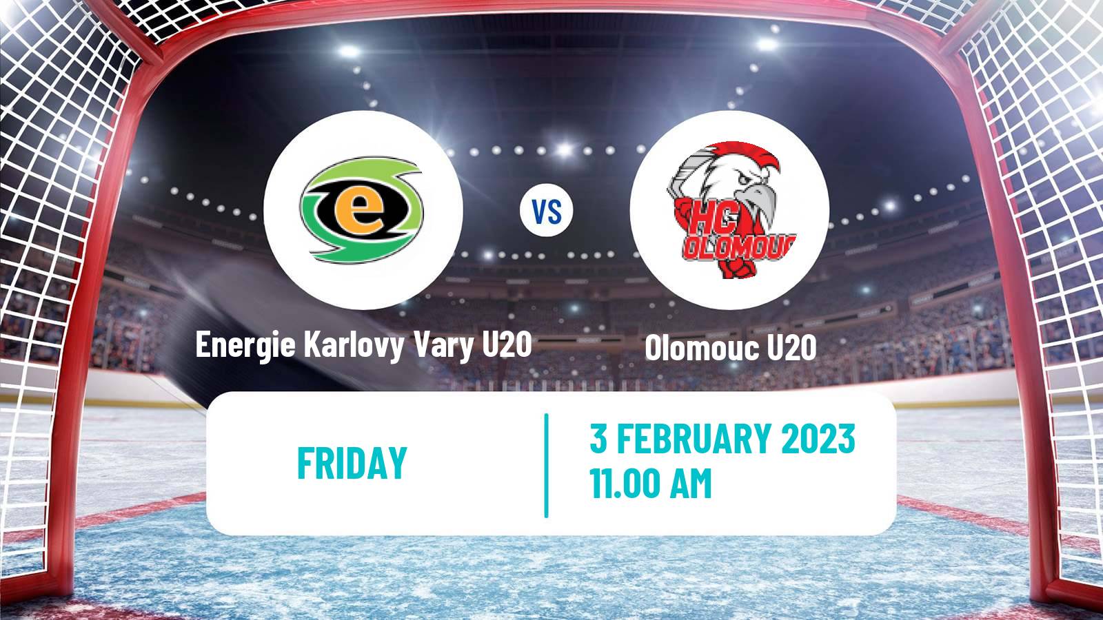 Hockey Czech ELJ Energie Karlovy Vary U20 - Olomouc U20