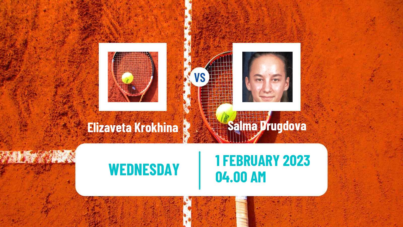 Tennis ITF Tournaments Elizaveta Krokhina - Salma Drugdova