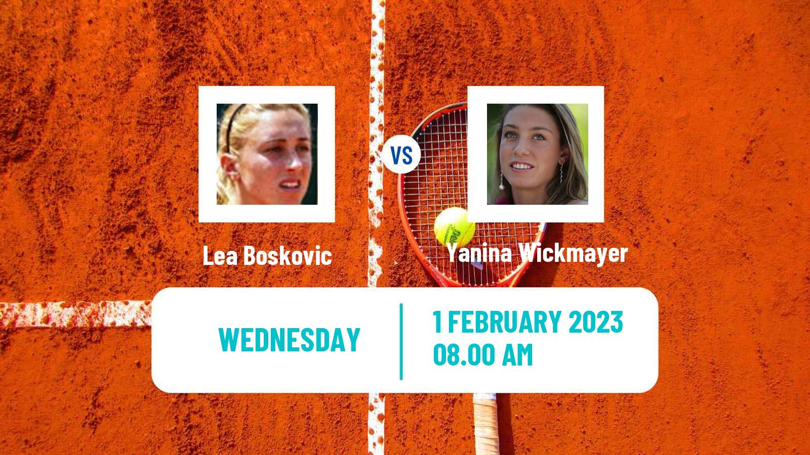 Tennis ITF Tournaments Lea Boskovic - Yanina Wickmayer