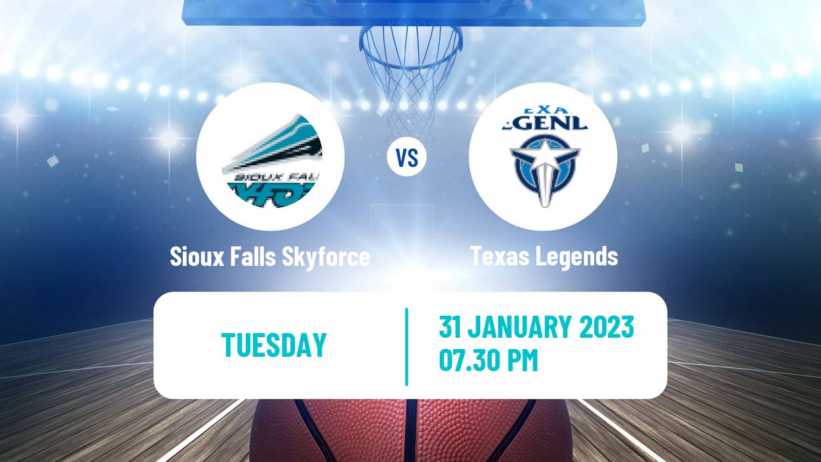 Basketball NBA G-League Sioux Falls Skyforce - Texas Legends