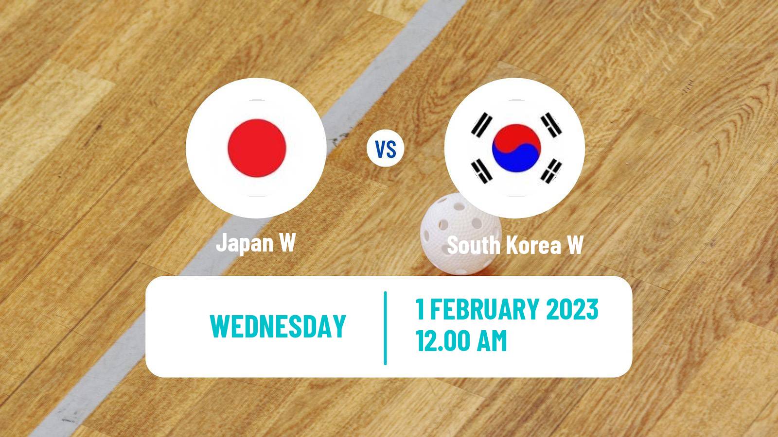 Floorball World Championship Floorball Women Japan W - South Korea W