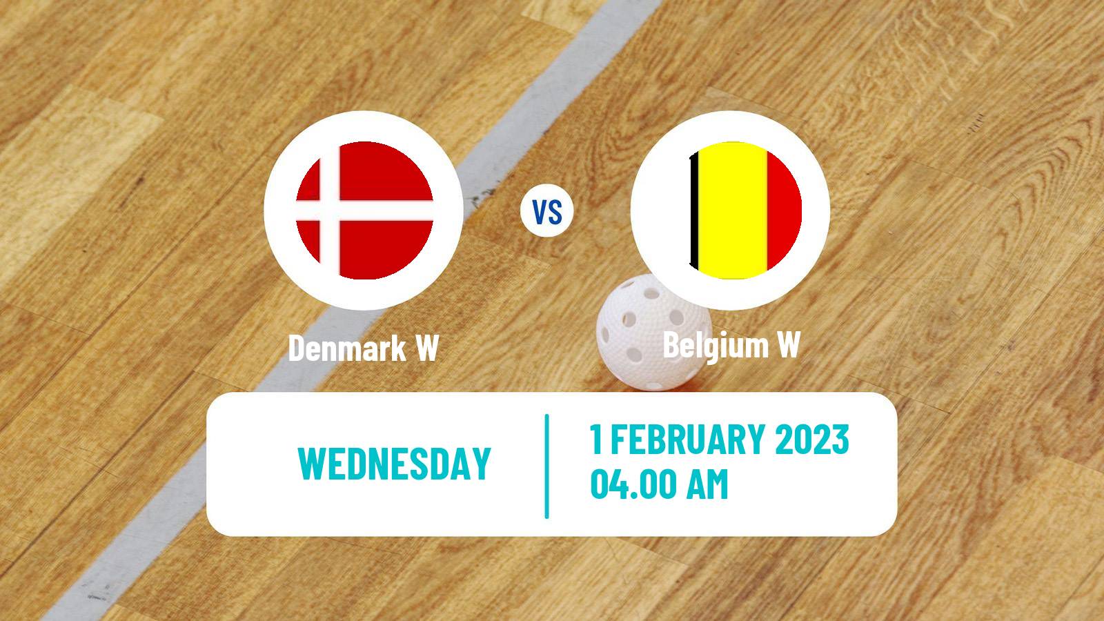 Floorball World Championship Floorball Women Denmark W - Belgium W