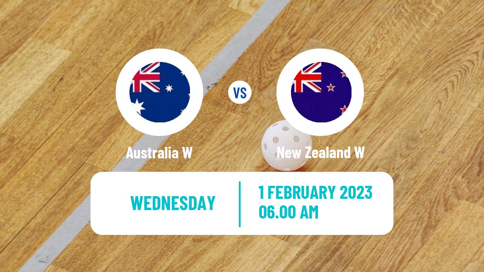 Floorball World Championship Floorball Women Australia W - New Zealand W