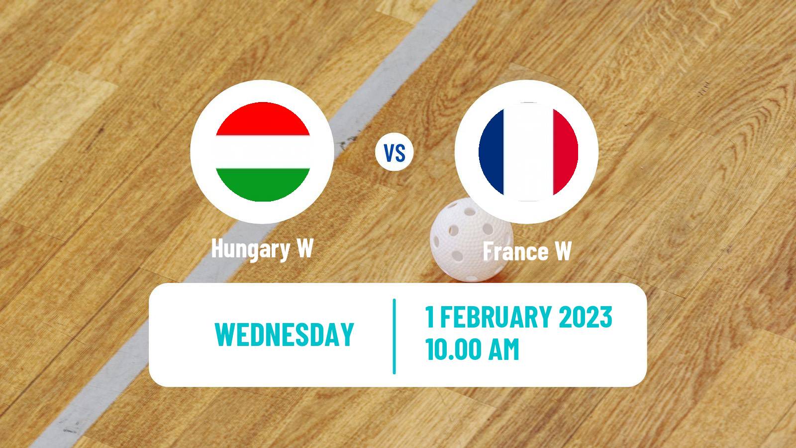 Floorball World Championship Floorball Women Hungary W - France W