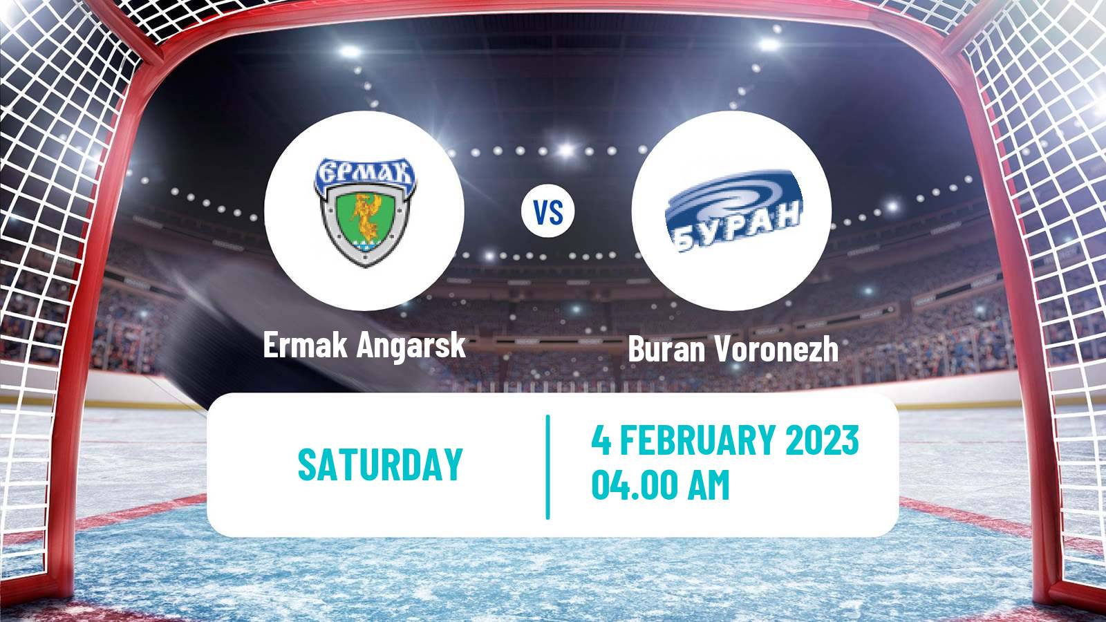 Hockey VHL Ermak Angarsk - Buran Voronezh