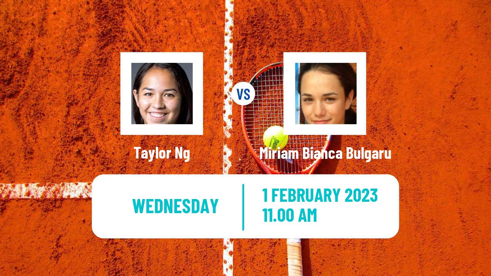 Tennis ITF Tournaments Taylor Ng - Miriam Bianca Bulgaru