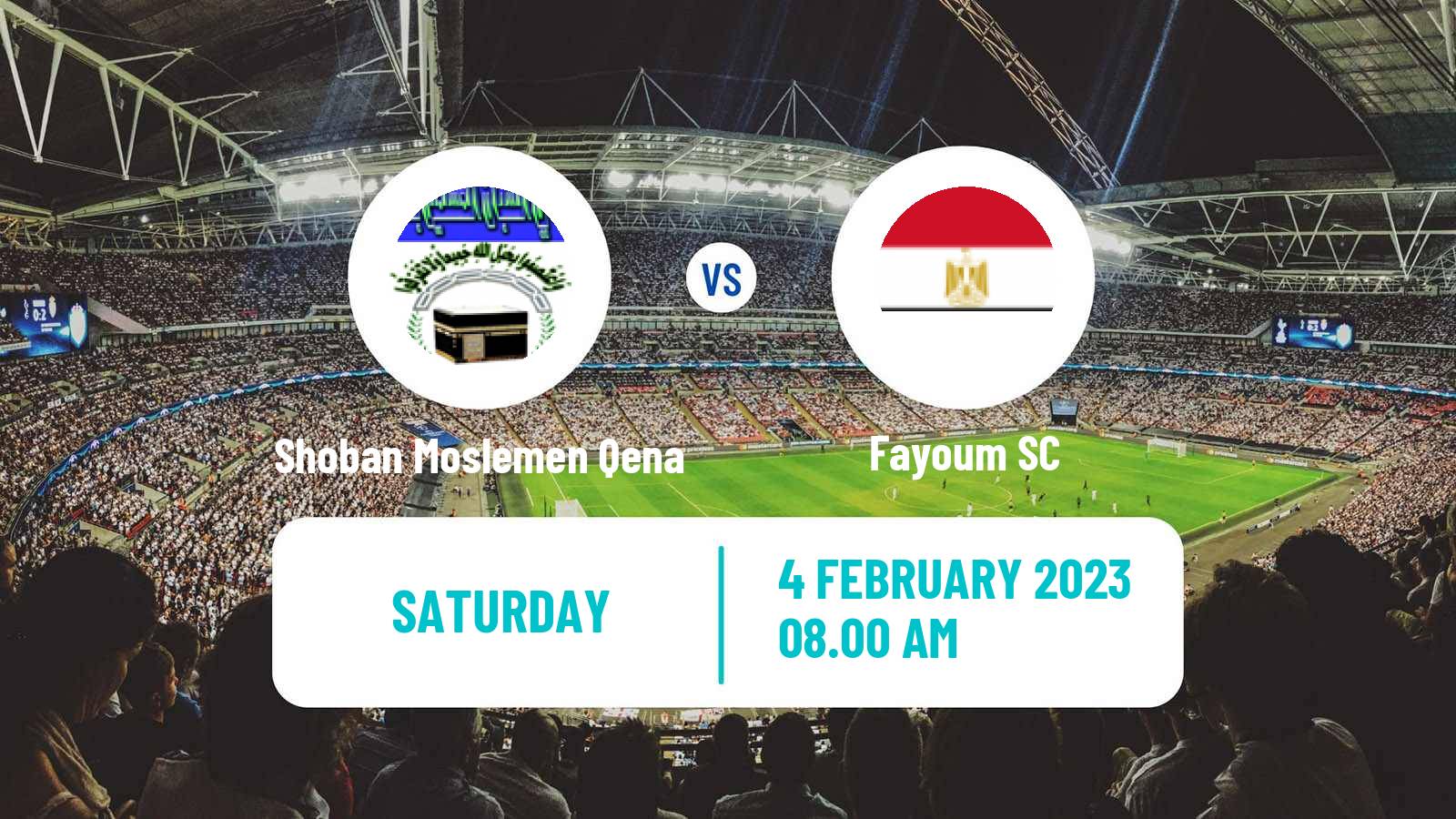Soccer Egyptian Division 2 - Group A Shoban Moslemen Qena - Fayoum