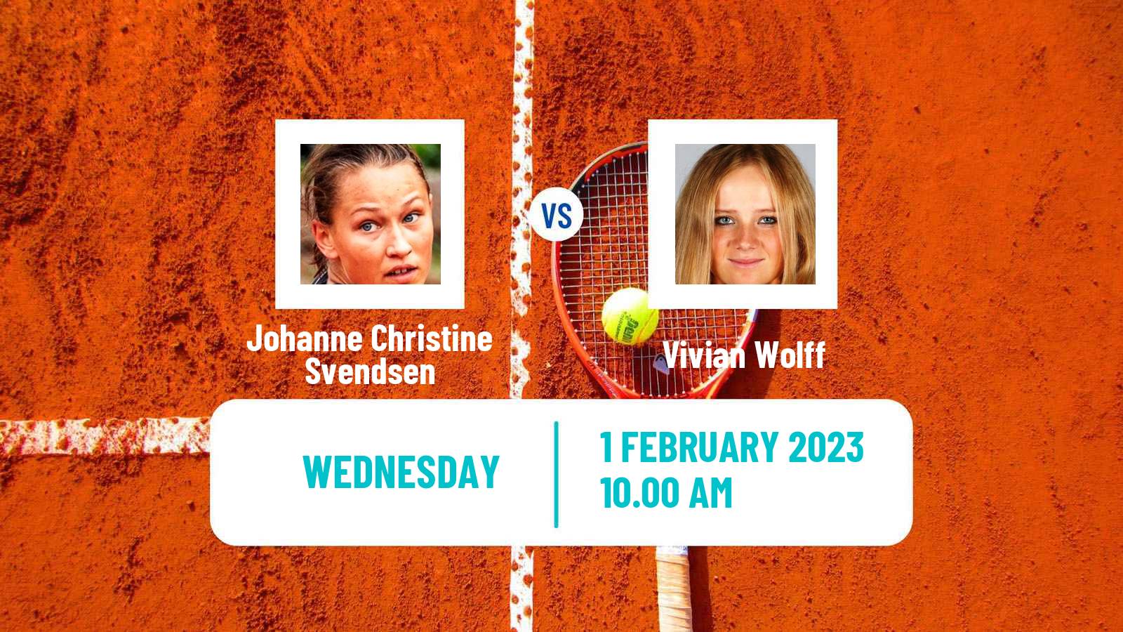 Tennis ITF Tournaments Johanne Christine Svendsen - Vivian Wolff