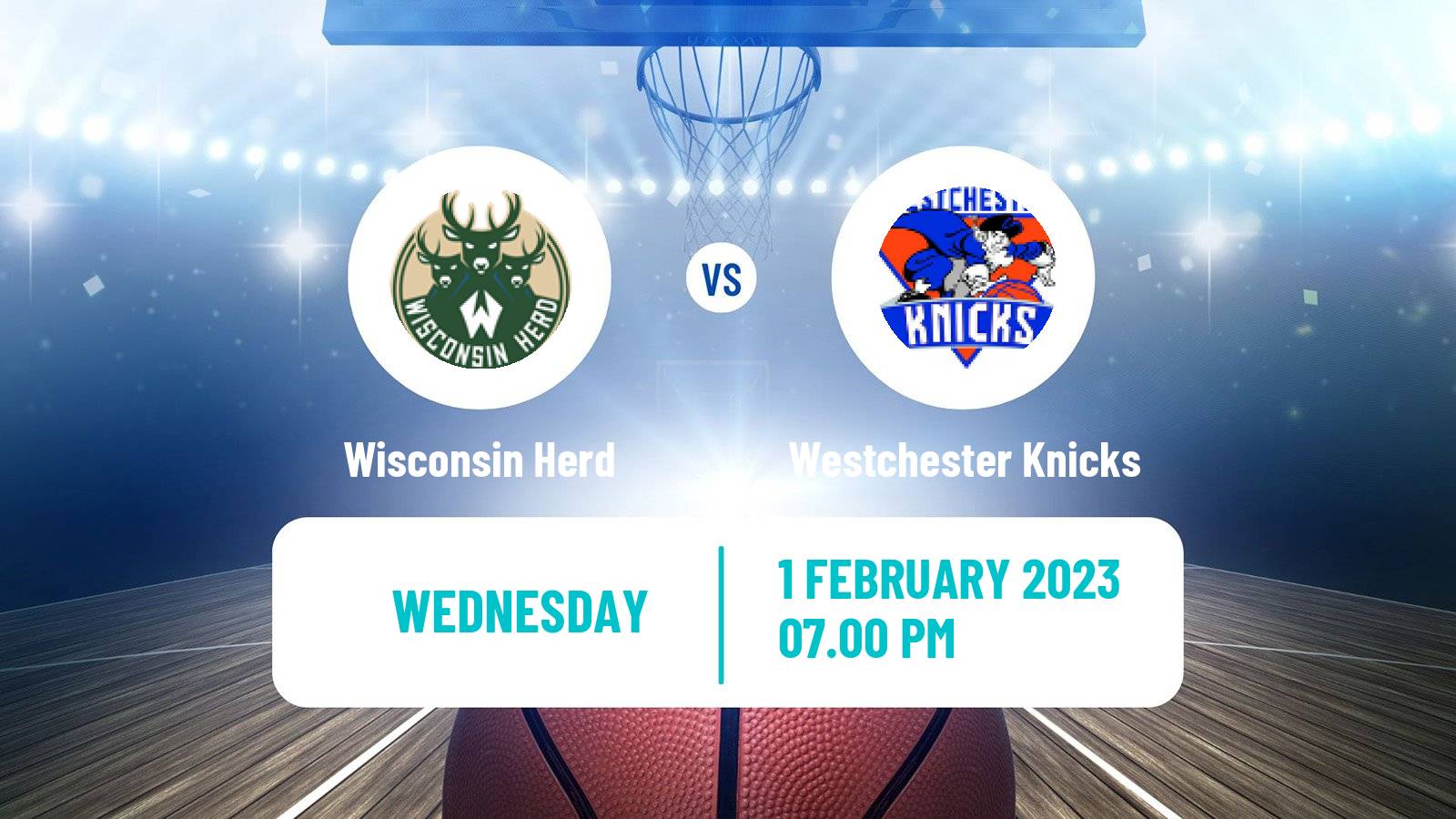 Basketball NBA G-League Wisconsin Herd - Westchester Knicks