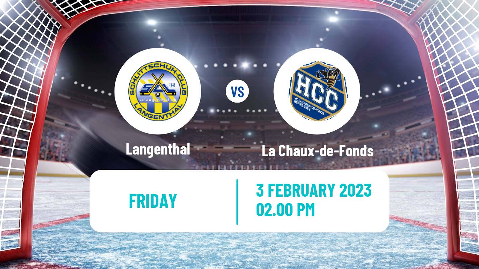 Hockey Swiss League Hockey Langenthal - La Chaux-de-Fonds