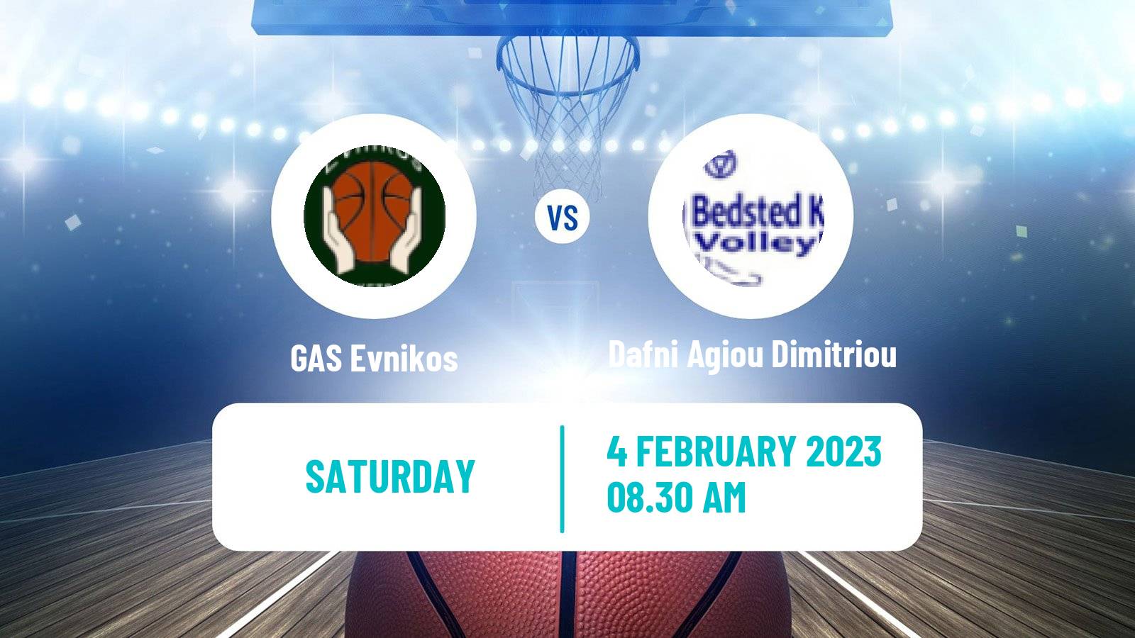 Basketball Greek Basket League A1 Women GAS Evnikos - Dafni Agiou Dimitriou