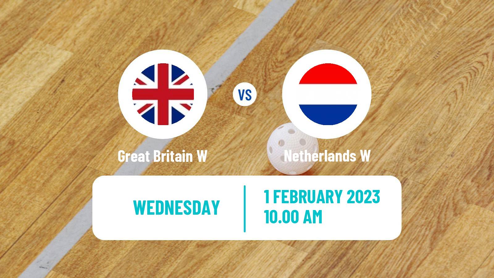 Floorball World Championship Floorball Women Great Britain W - Netherlands W