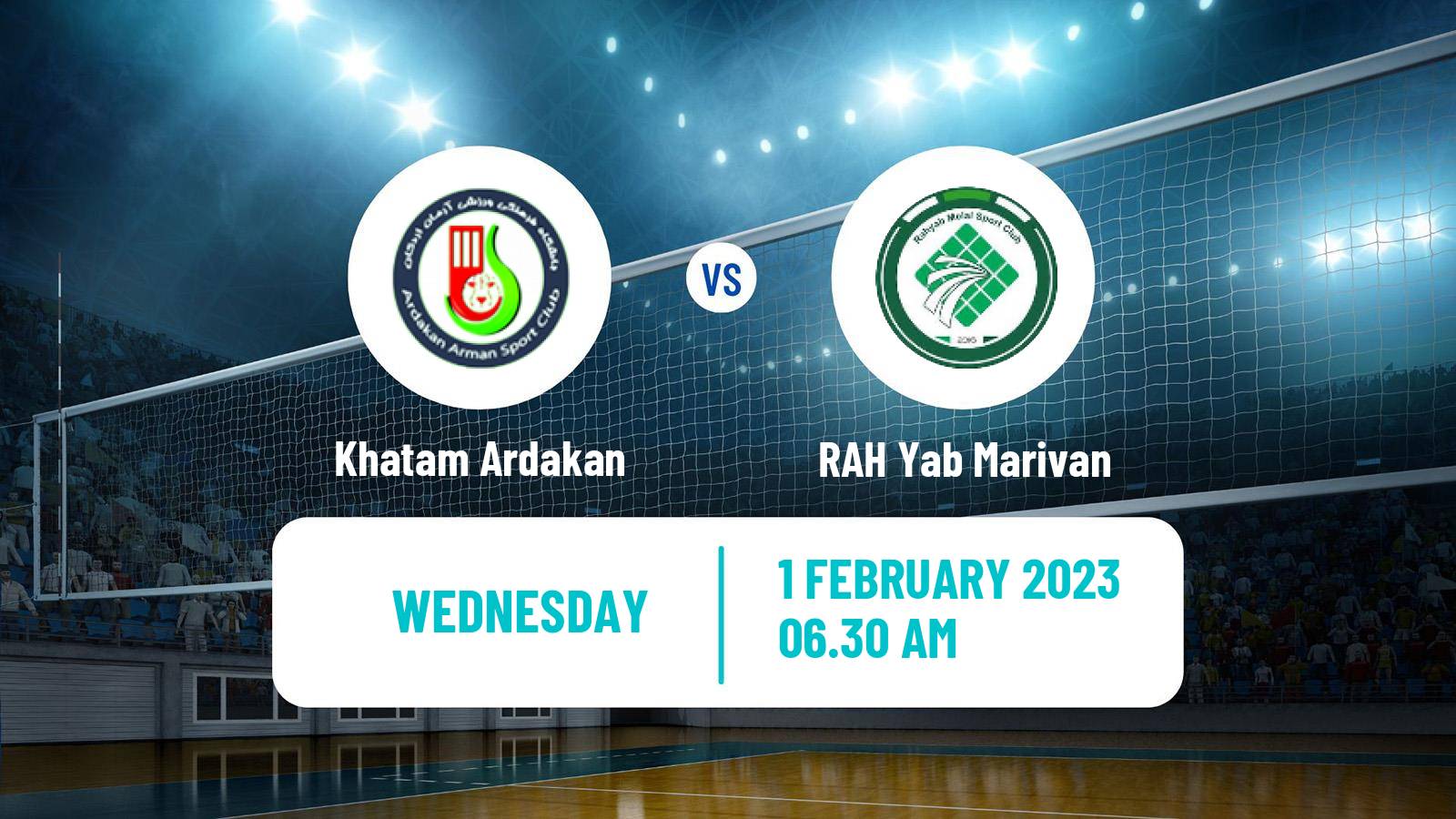 Volleyball Iran Super League Volleyball Khatam Ardakan - RAH Yab Marivan