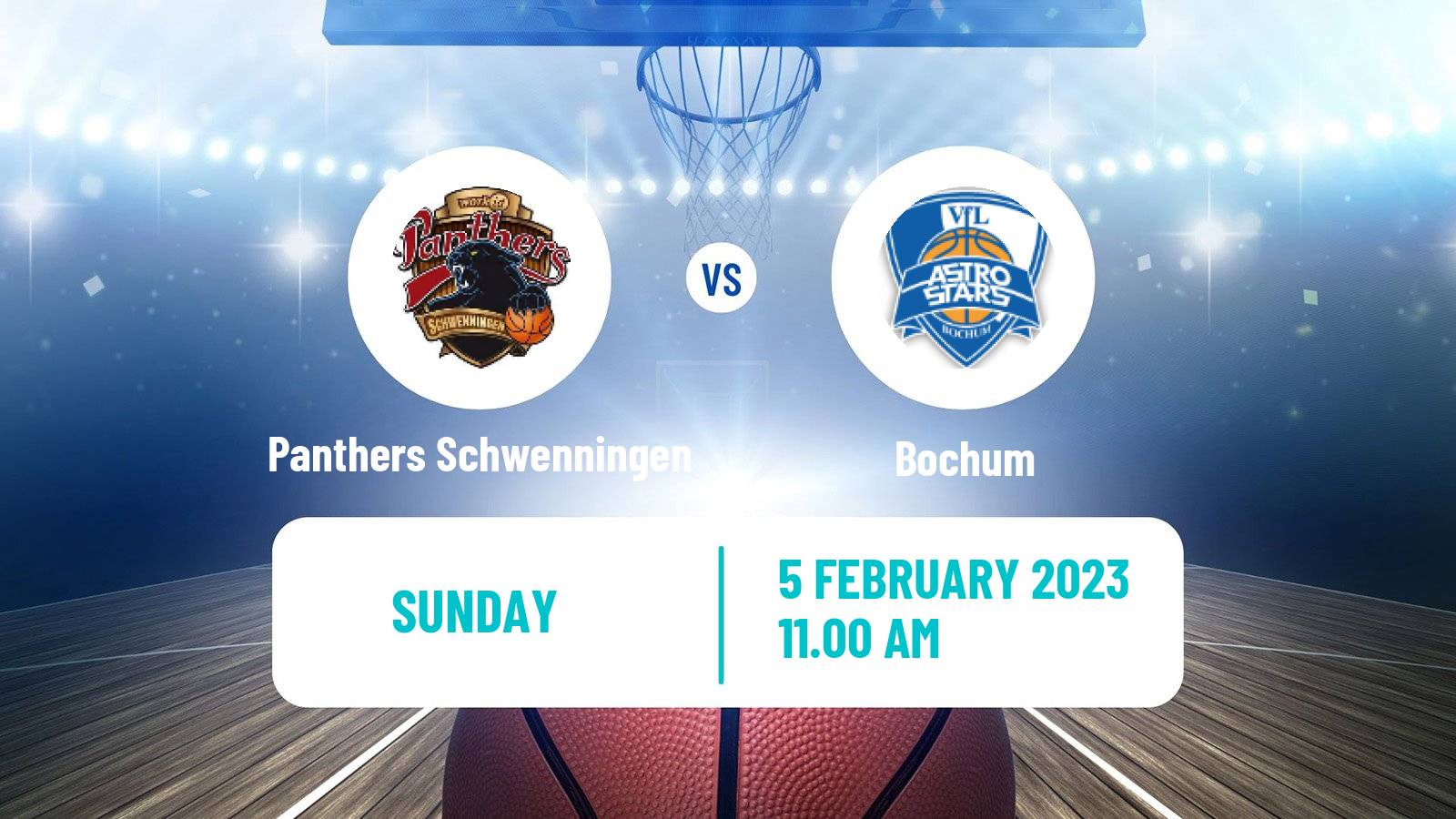 Basketball German Pro A Basketball Panthers Schwenningen - Bochum