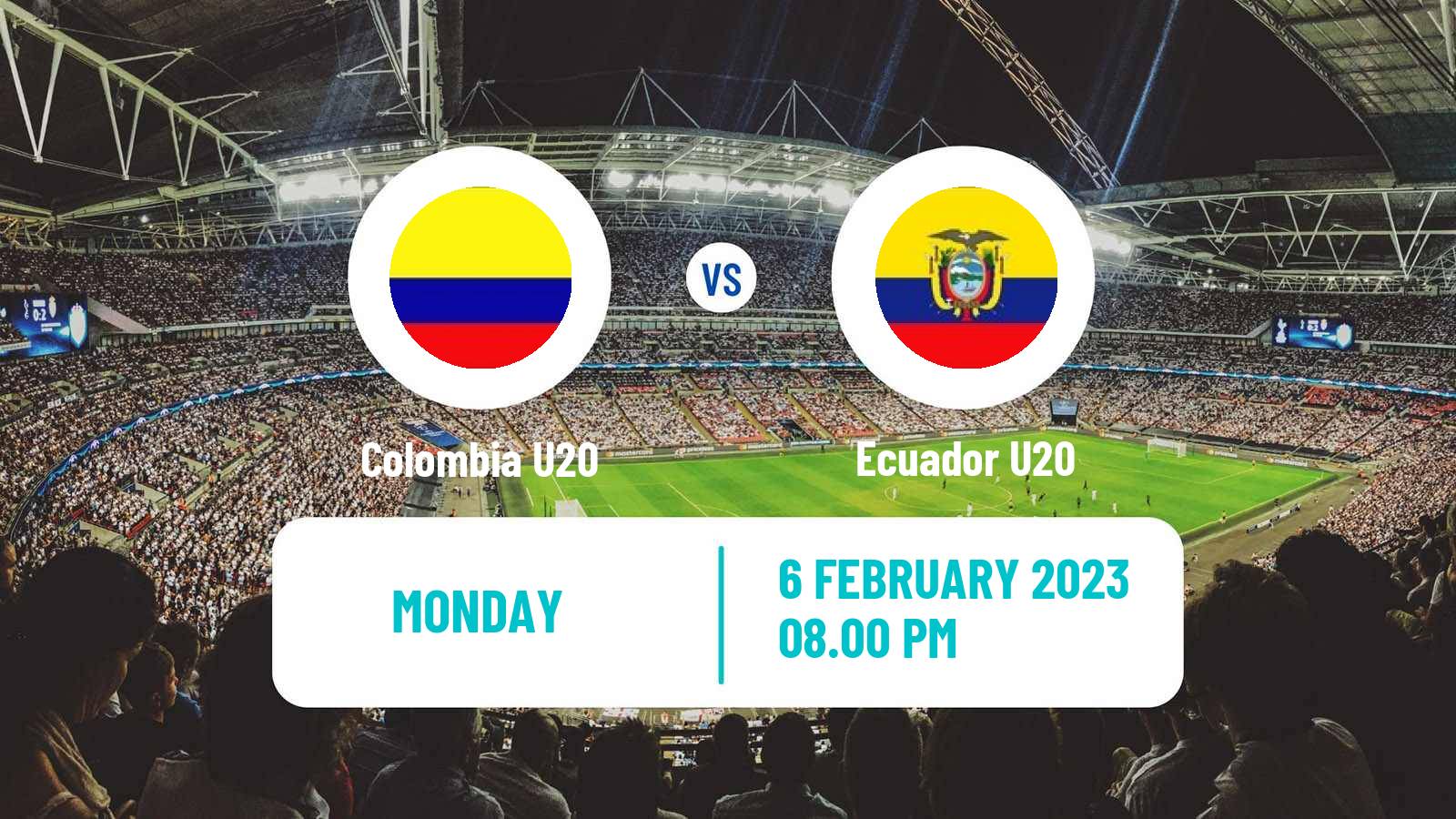 Soccer South American Championship U20 Colombia U20 - Ecuador U20
