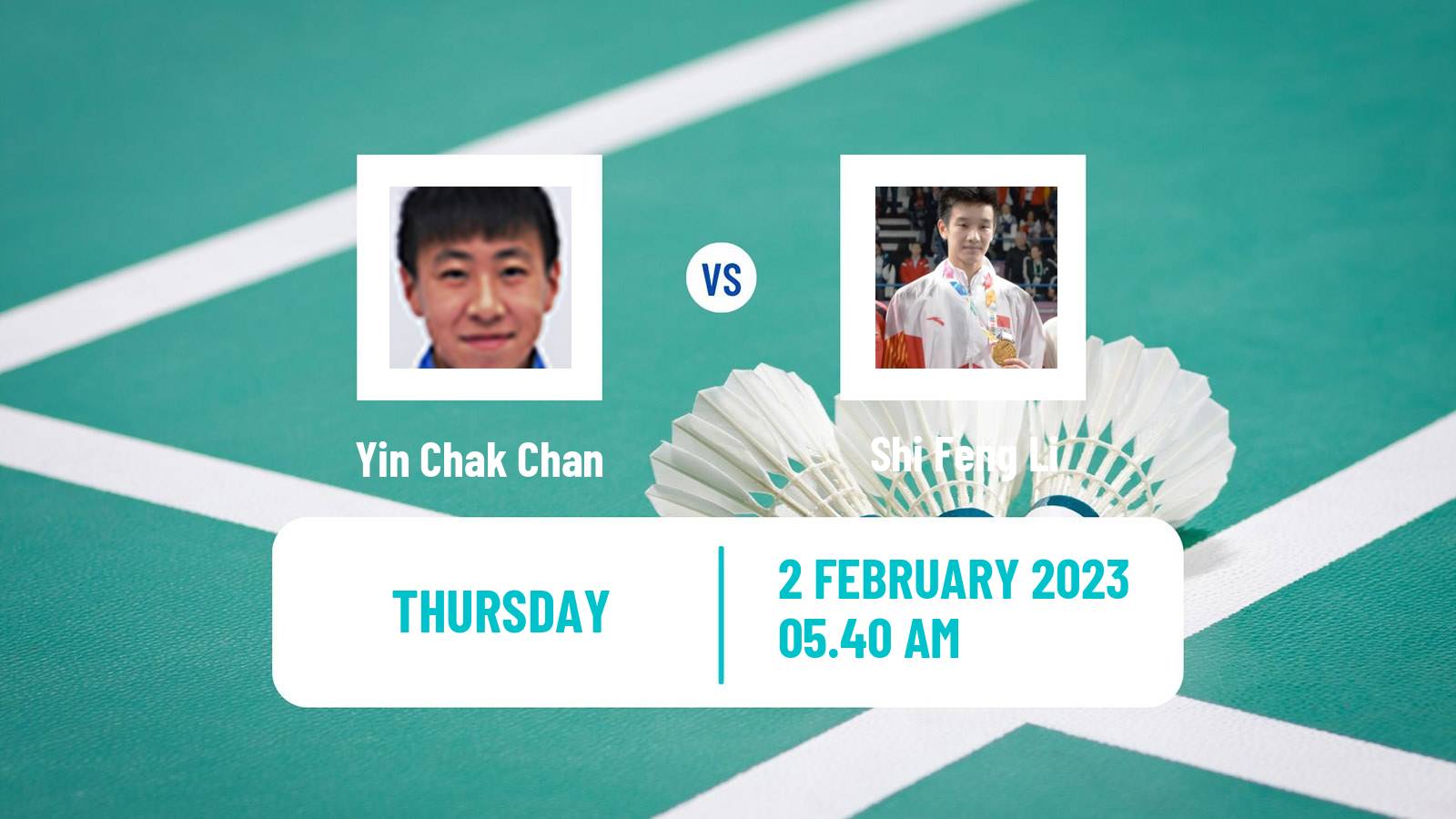 Badminton Badminton Yin Chak Chan - Shi Feng Li