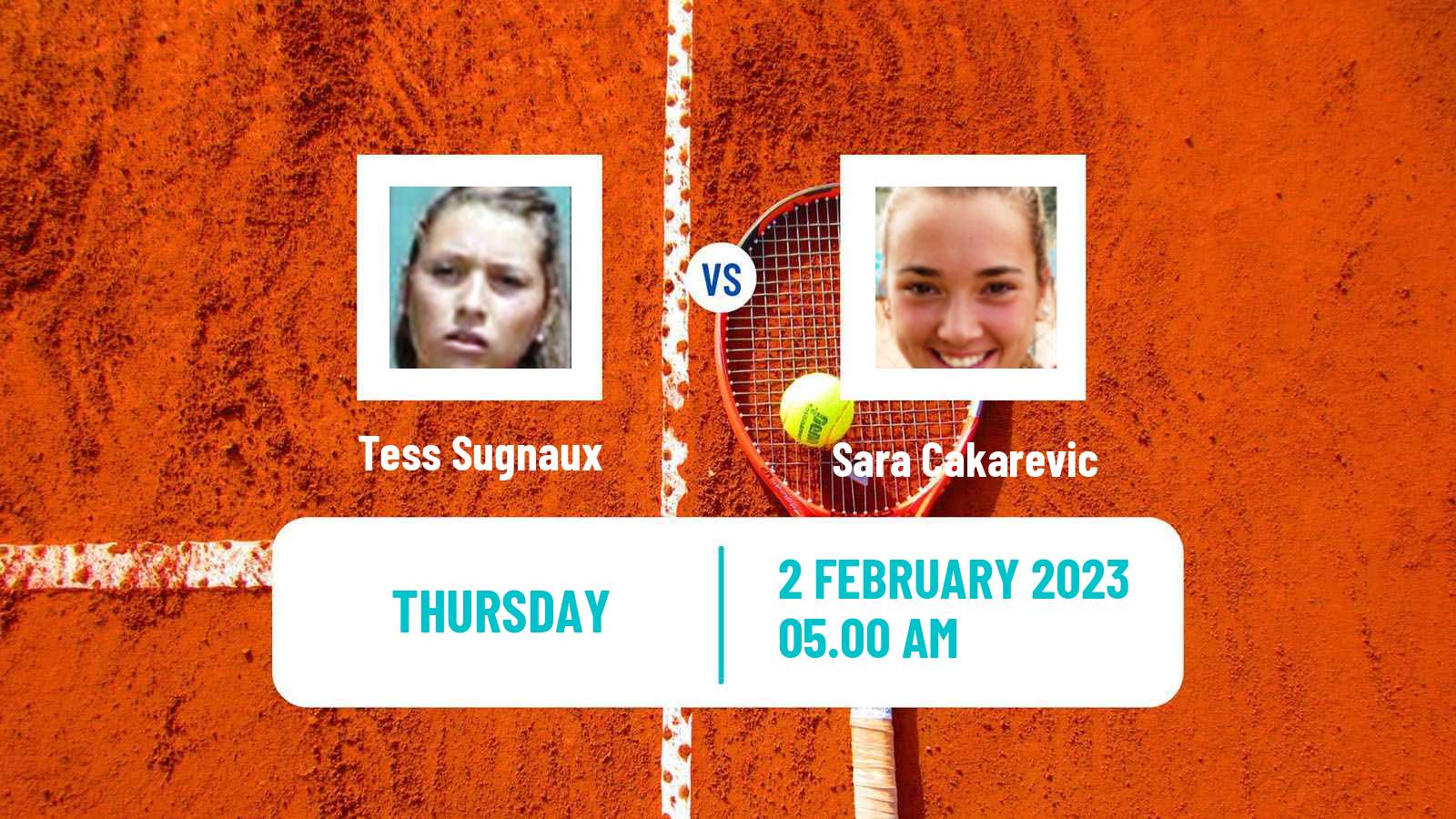 Tennis ITF Tournaments Tess Sugnaux - Sara Cakarevic