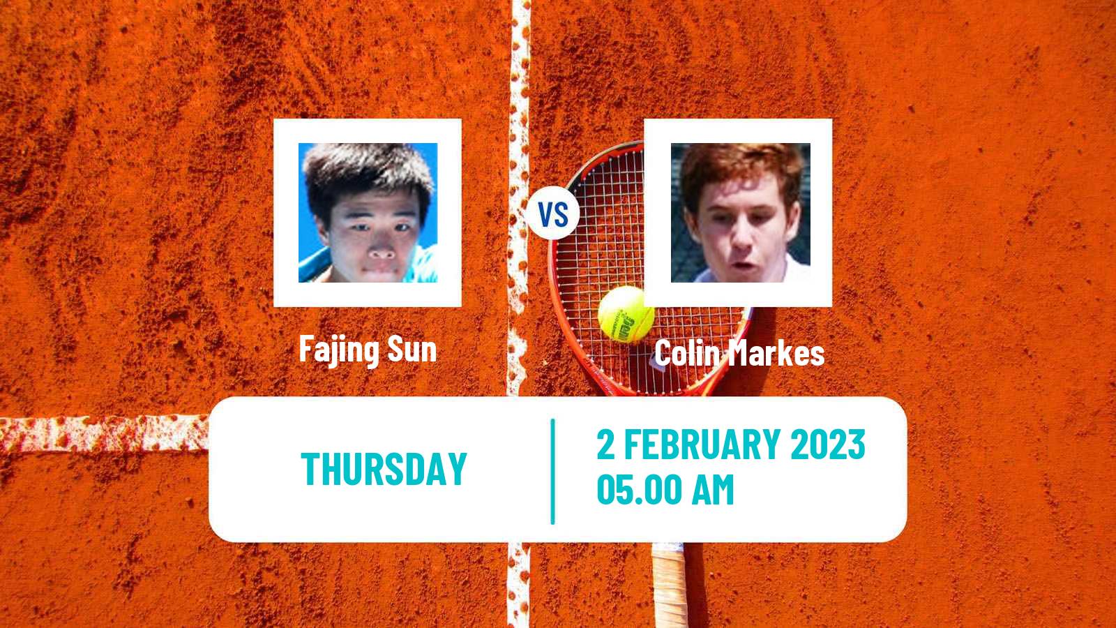 Tennis ITF Tournaments Fajing Sun - Colin Markes