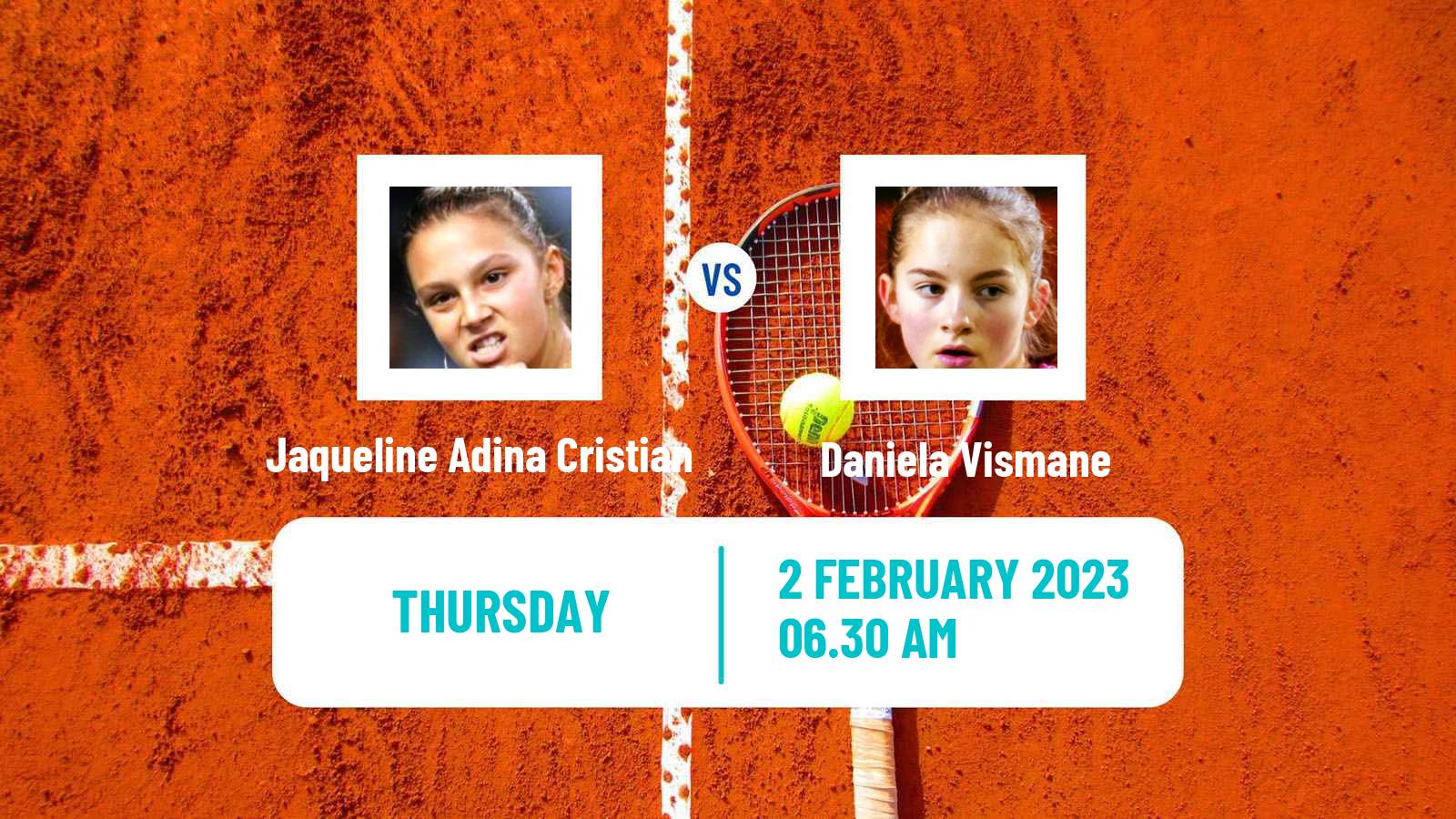 Tennis ITF Tournaments Jaqueline Adina Cristian - Daniela Vismane