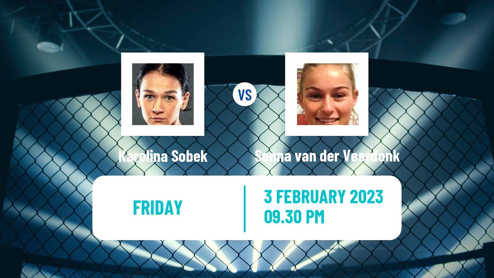 MMA MMA Karolina Sobek - Senna van der Veerdonk