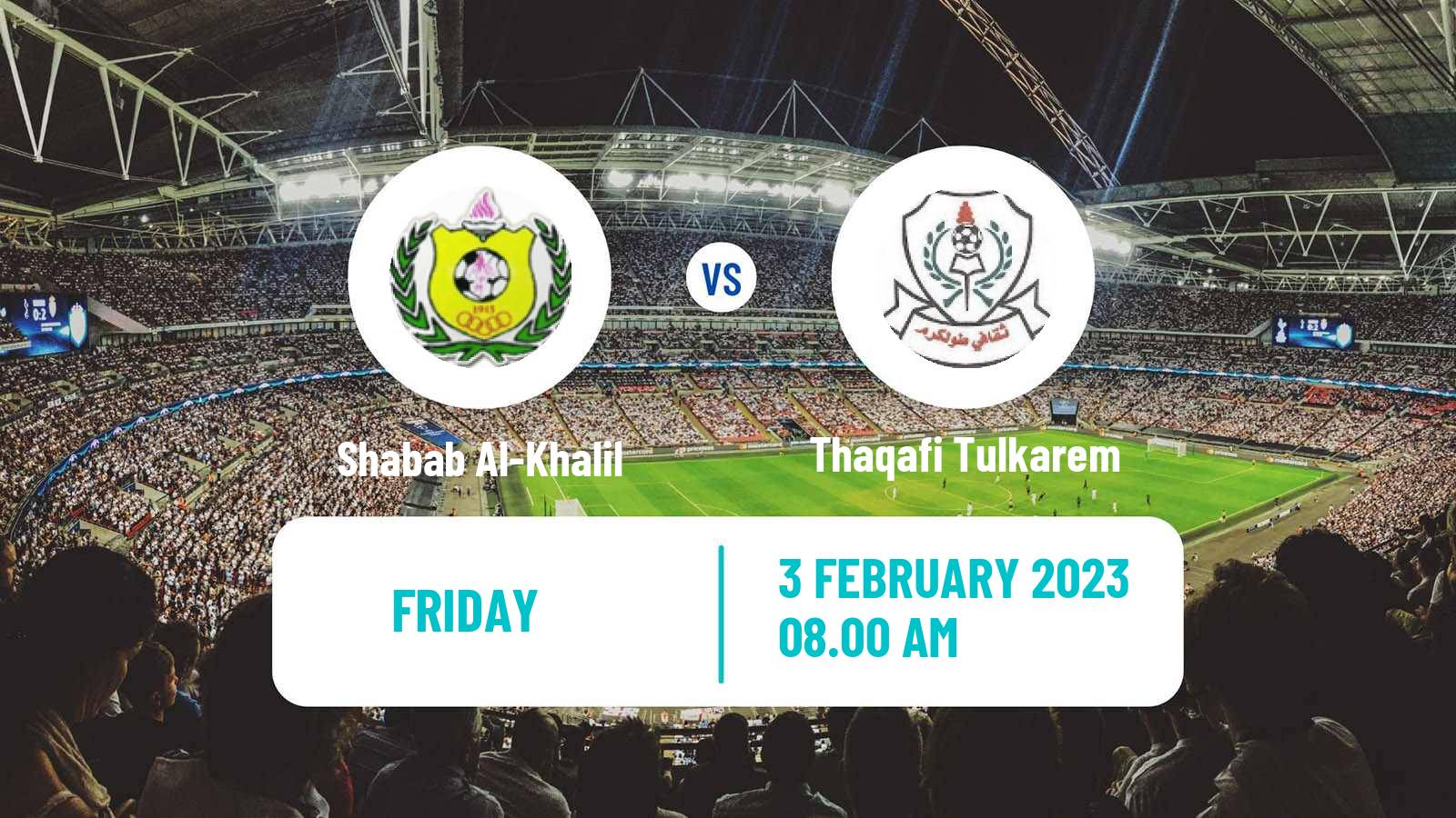 Soccer Palestinian Premier League Shabab Al-Khalil - Thaqafi Tulkarem