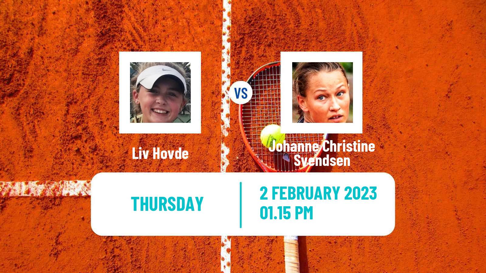 Tennis ITF Tournaments Liv Hovde - Johanne Christine Svendsen