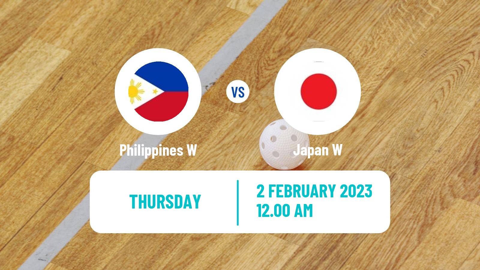 Floorball World Championship Floorball Women Philippines W - Japan W