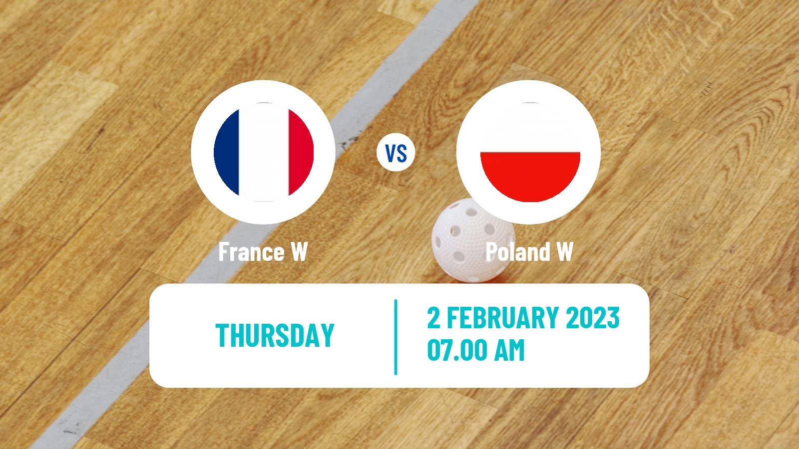 Floorball World Championship Floorball Women France W - Poland W