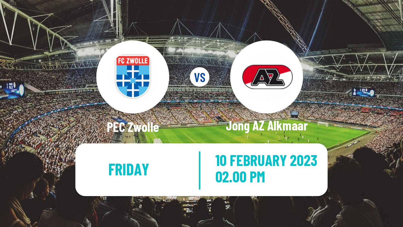 Soccer Dutch Eerste Divisie Zwolle - Jong AZ Alkmaar