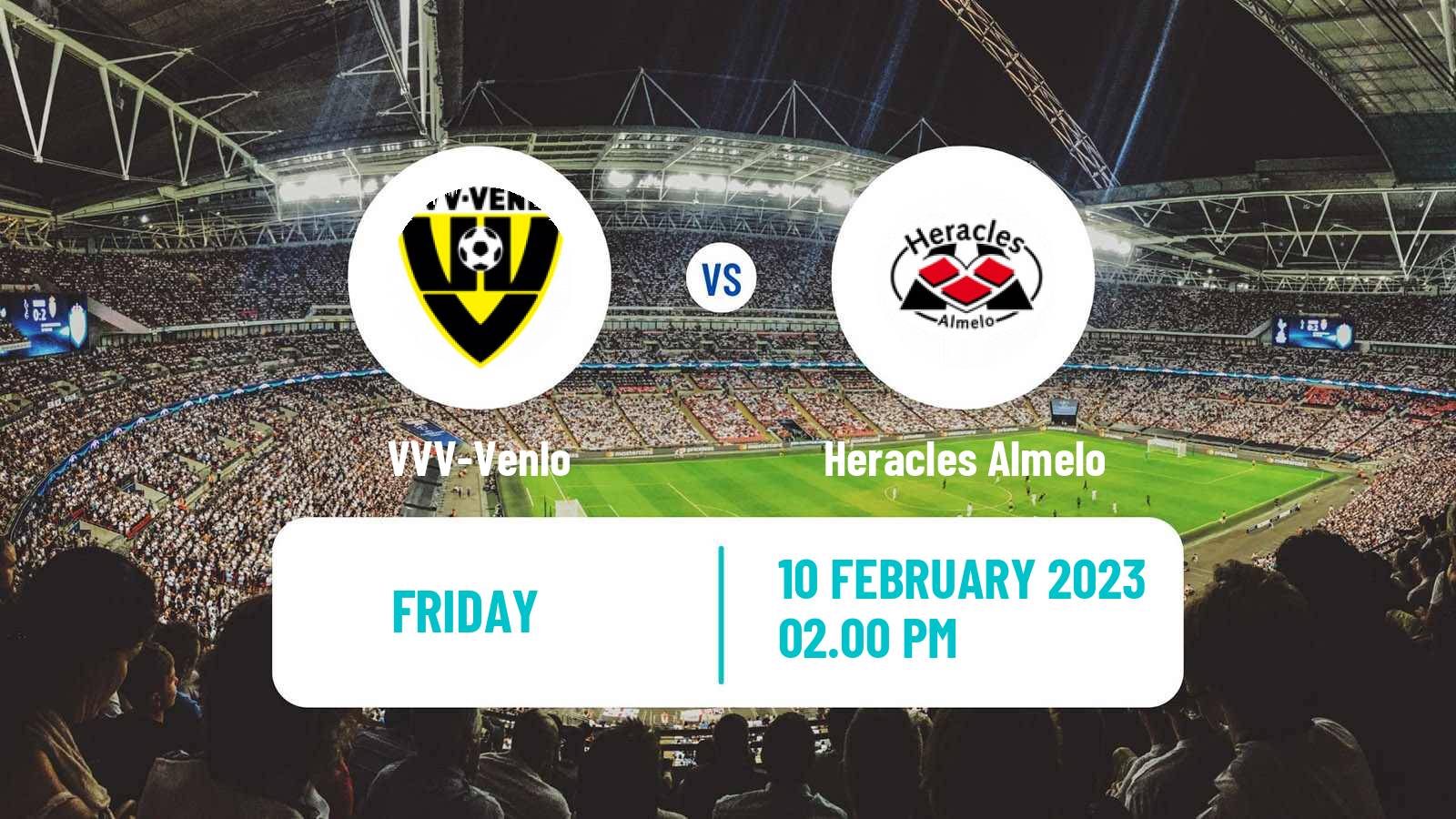 Soccer Dutch Eerste Divisie VVV-Venlo - Heracles Almelo