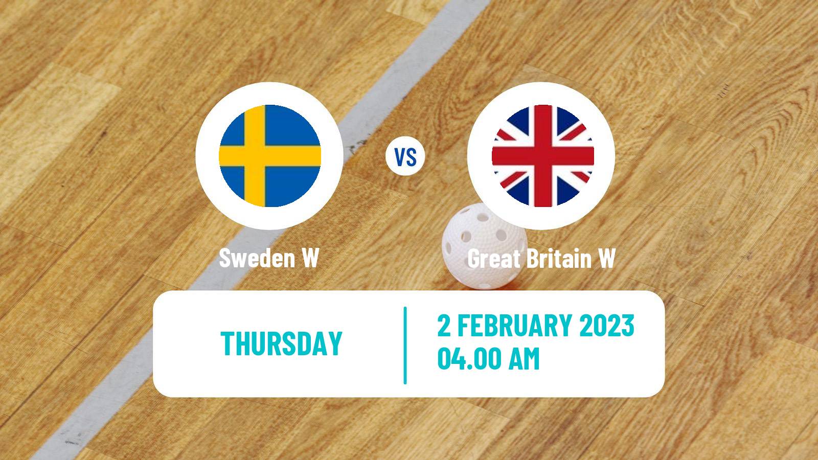 Floorball World Championship Floorball Women Sweden W - Great Britain W