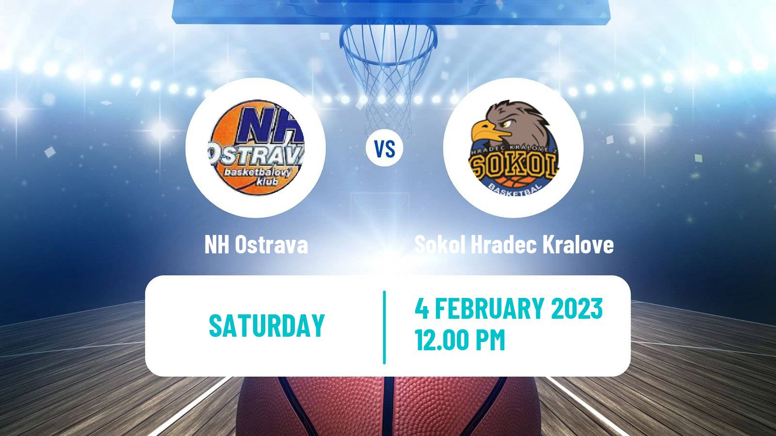 Basketball Czech NBL NH Ostrava - Sokol Hradec Kralove