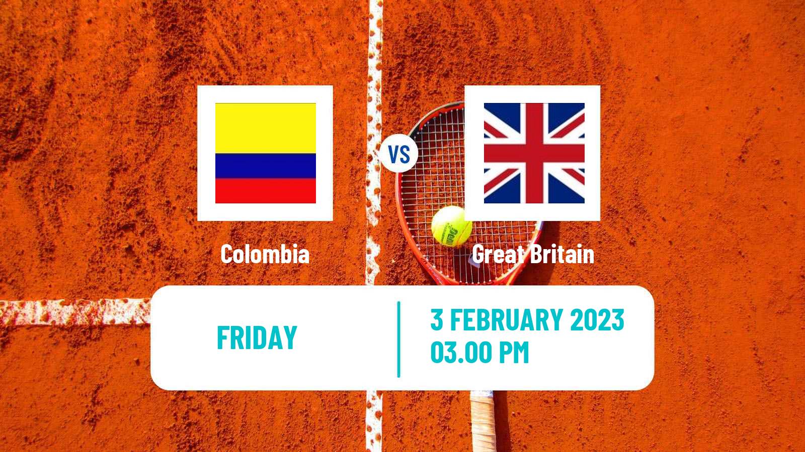 Tennis Davis Cup - World Group Teams Colombia - Great Britain